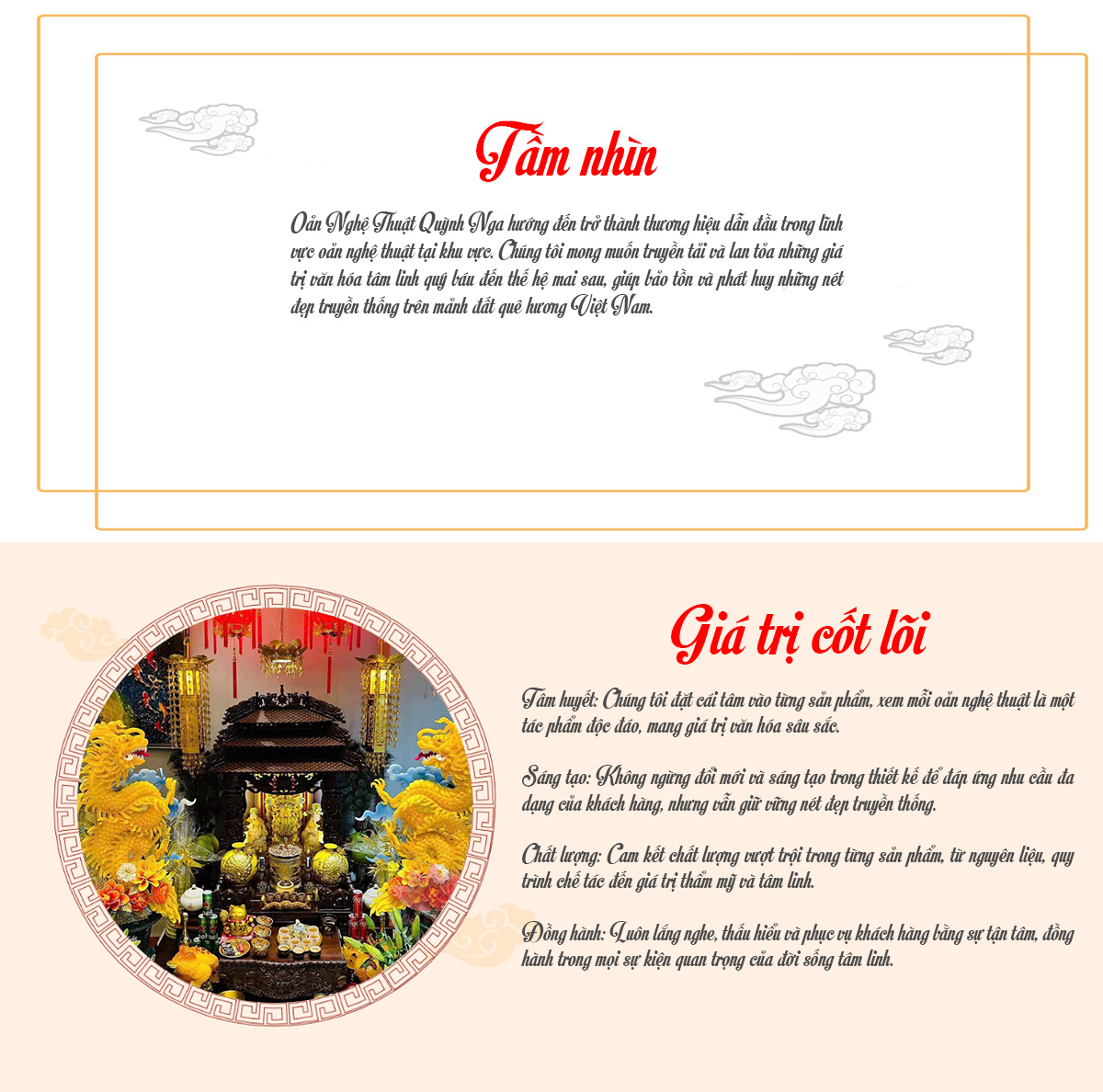 tam nhin va gia tri cot loi