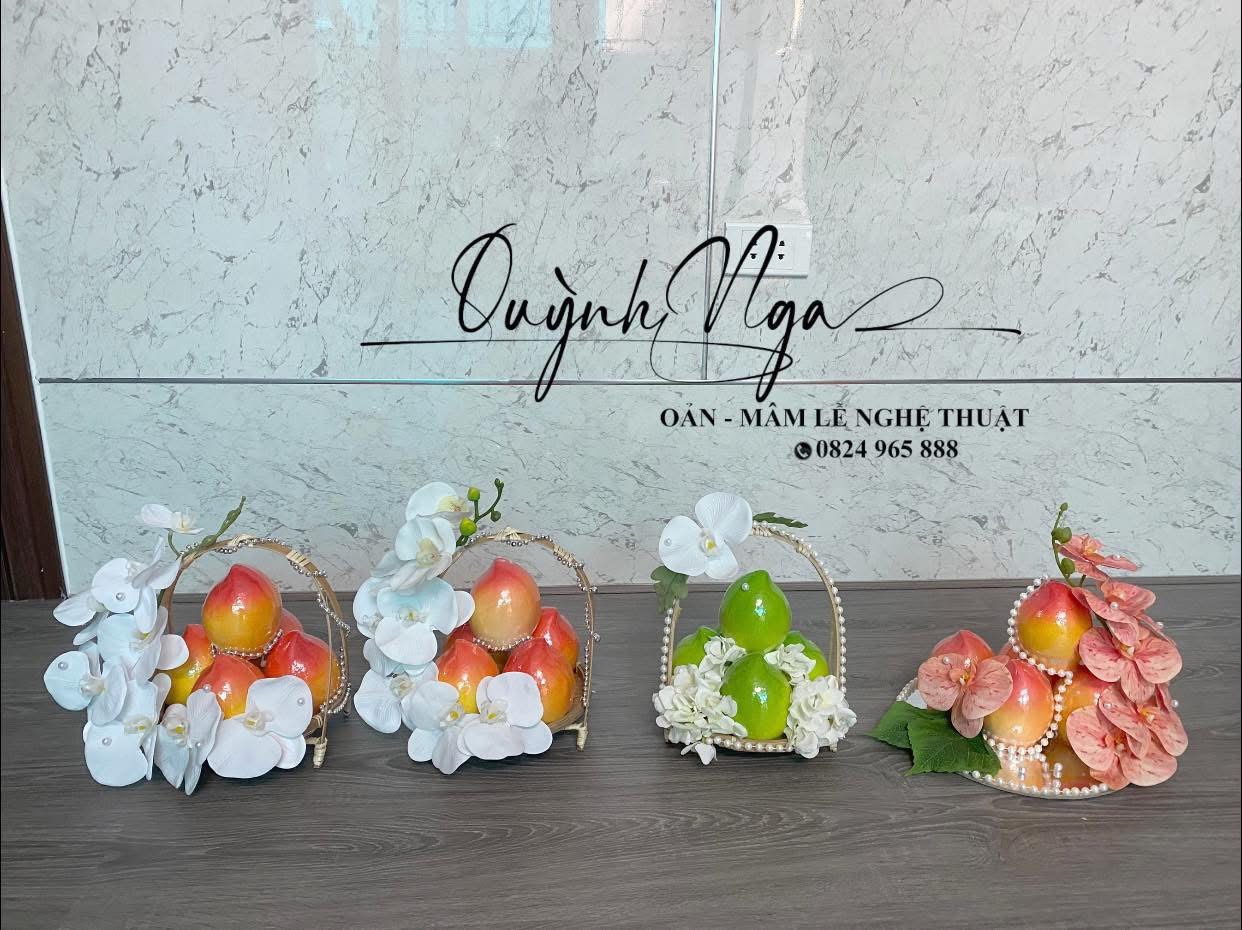 Oản Rồng Phượng Tài Lộc (Mẫu F13) 4 Các mẫu oản phù hợp bày ban thờ nhỏ